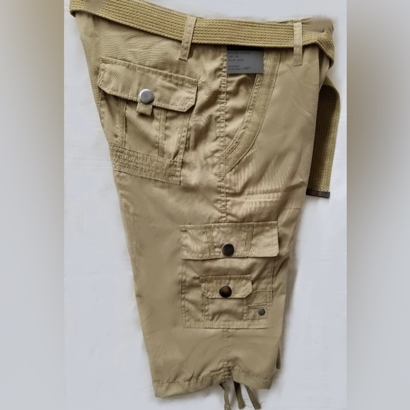 Khaki Cargo Shorts - Picture 3 of 3